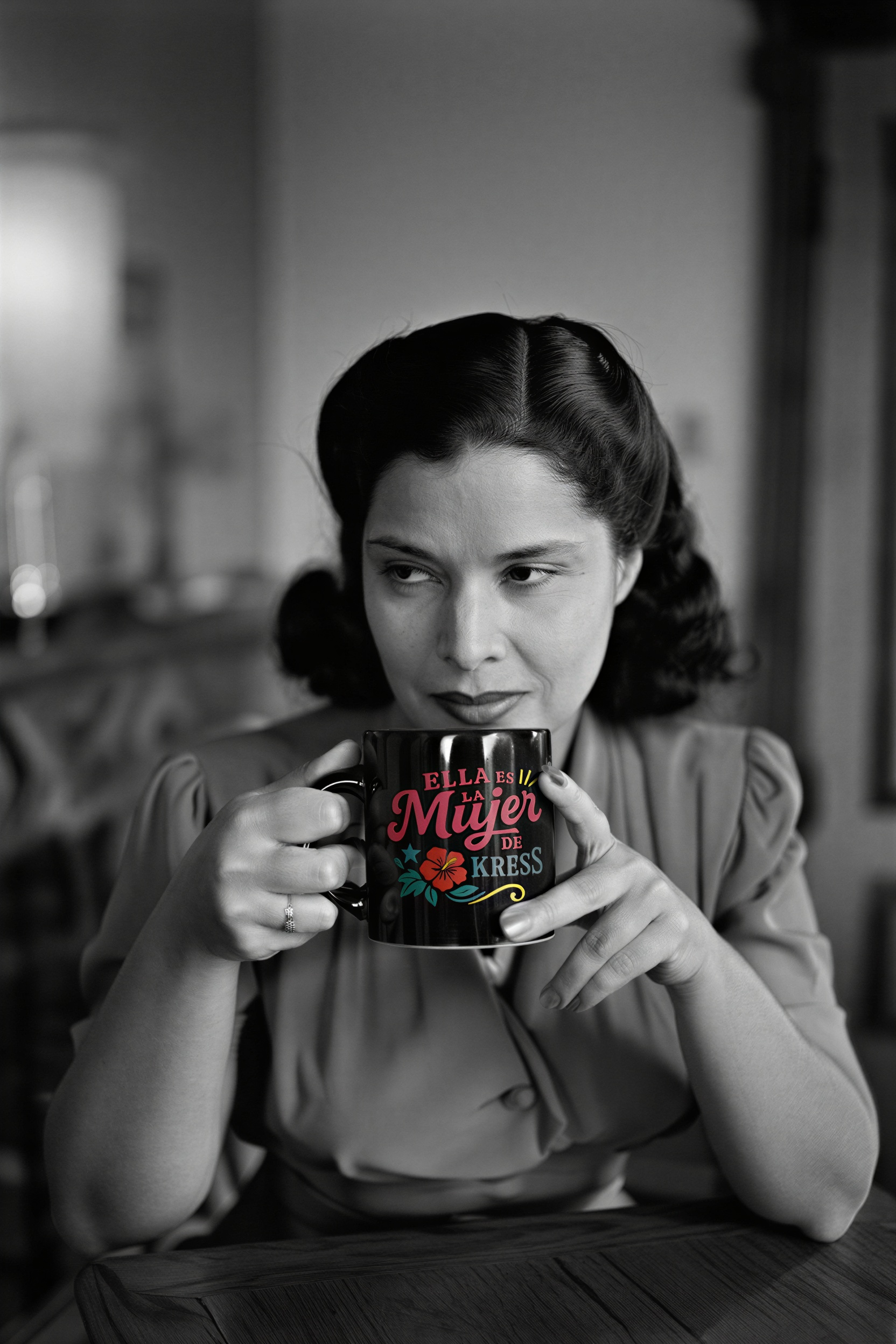 Ella es la mujer de Kress-Mug